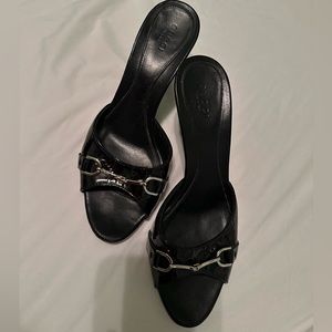 Gucci Guccissima Signature Monogram
Heeled Mule